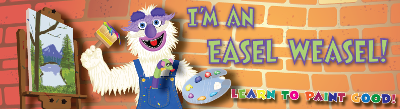 I'm an Easel Weasel Bumper Sticker